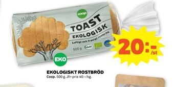 Stora Coop Coop toastbröd erbjuda
