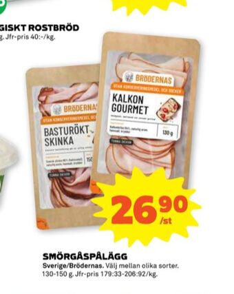 Stora Coop Bröderna nilsson kalkon erbjuda