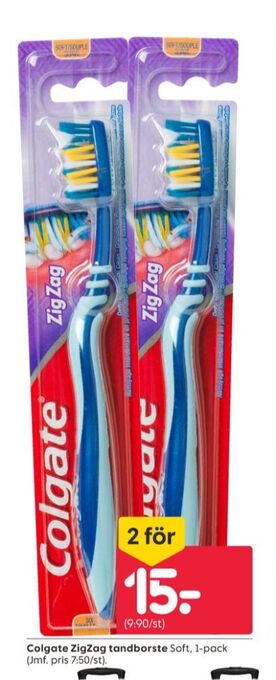 Rusta Colgate tandborste erbjuda