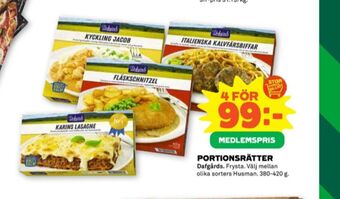Stora Coop Dafgårds lasagne erbjuda