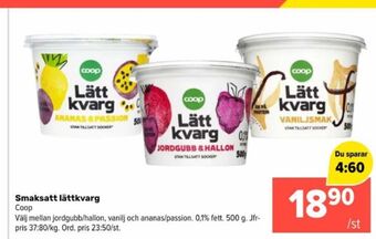 Coop Extra Coop kvarg erbjuda