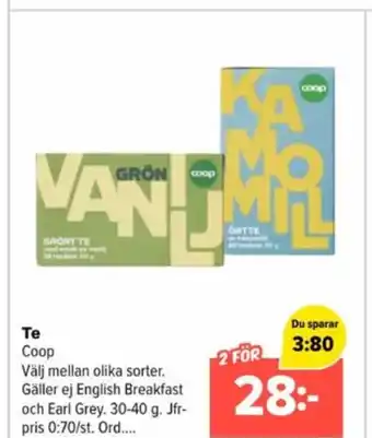 Coop prima tepåsar