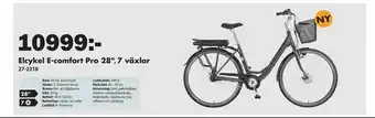 Biltema Elcykel E-comfort Pro 28" 7 växlar erbjuda