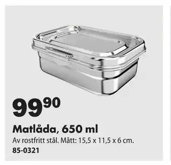 Matlåda 650 ml