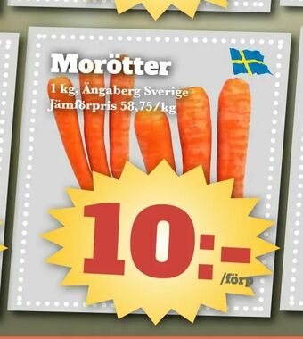 Bonum Matmarknad Morötter erbjuda