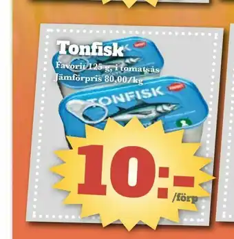 Bonum Matmarknad Tonfisk erbjuda