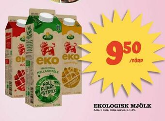 Bonum Matmarknad Ekologisk mjölk erbjuda