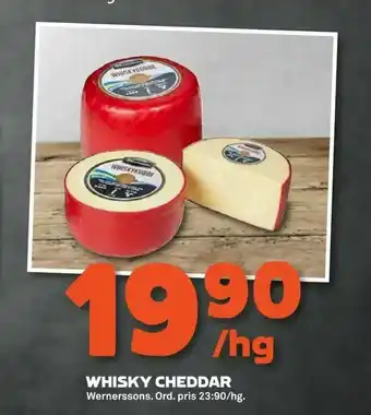Whisky cheddar