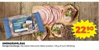 Coop Daglivs Smörgåspålägg erbjuda