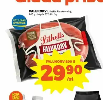 Coop Extra Falukorv 800 g erbjuda