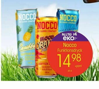 EKO Nocco Funktionsdryck erbjuda