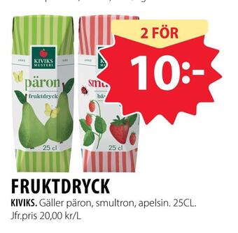 Handlar'n Fruktdryck erbjuda