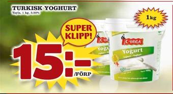 Nya Pulsen Turkisk yoghurt erbjuda