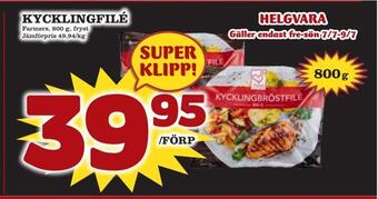 Nya Pulsen Kycklingfilé erbjuda