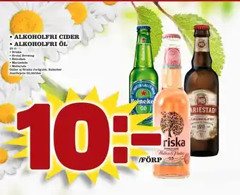 Alkoholfri cider • alkoholfri öl