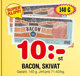 Bacon, skivat