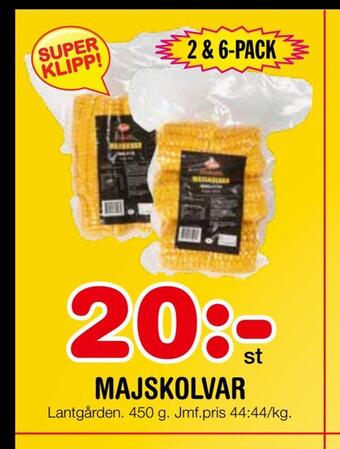 Nya Pulsen Majskolvar erbjuda