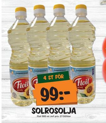 Bazaar Food market Solrosolja erbjuda