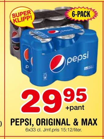 Pepsi, original & max