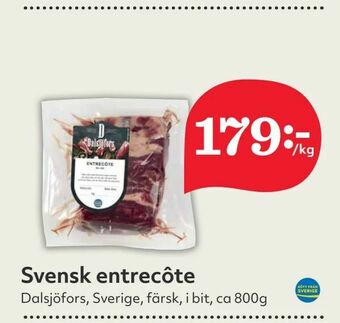Hemköp Svensk entrecôte erbjuda