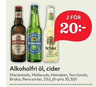 Hemköp Alkoholfri öl, cider erbjuda