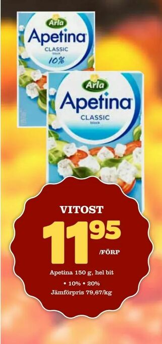 Nelins Vitost erbjuda