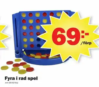 Pekås Fyra i rad spel erbjuda
