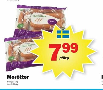 Pekås Morötter erbjuda