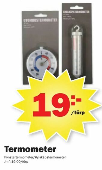 Pekås Termometer erbjuda