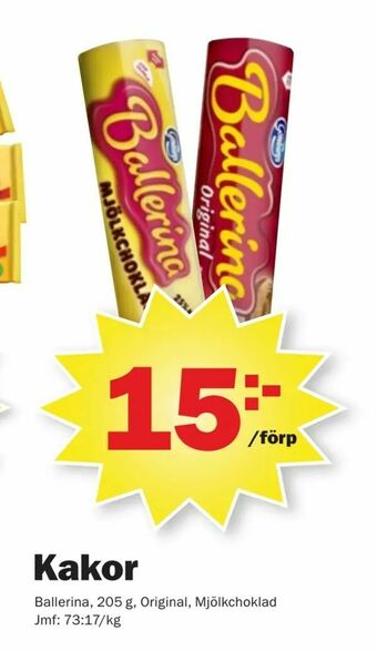 Pekås Kakor erbjuda