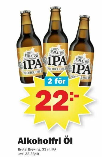 Pekås Alkoholfri Öl erbjuda