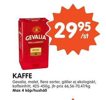 Tempo Kaffe erbjuda