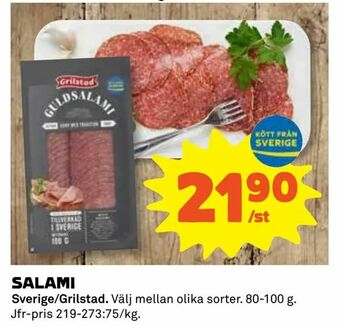 Coop Salami erbjuda