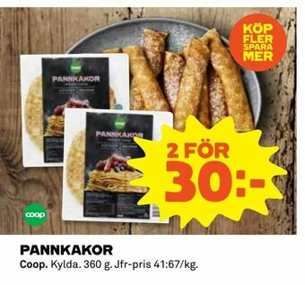 Coop Pannkakor erbjuda