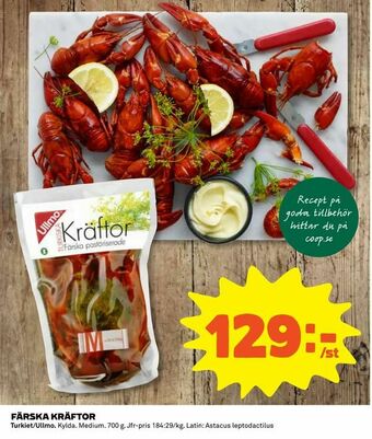 Coop Färska kräftor erbjuda