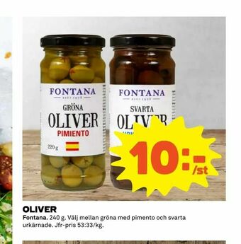 Coop Extra Oliver erbjuda