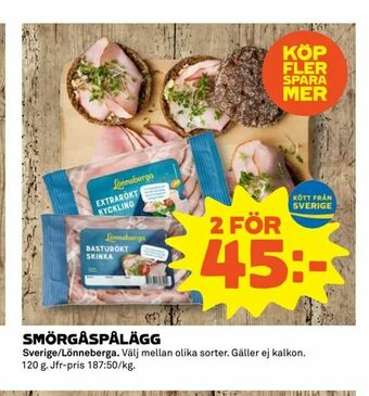 Coop Extra Smörgåspålägg erbjuda