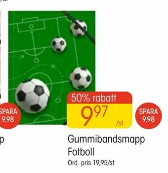 EKO Gummibandsmapp Fotboll erbjuda