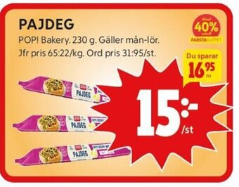 ICA Kvantum PAJDEG erbjuda