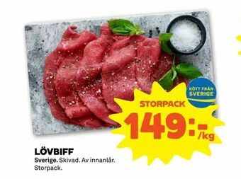 Stora Coop Lövbiff erbjuda