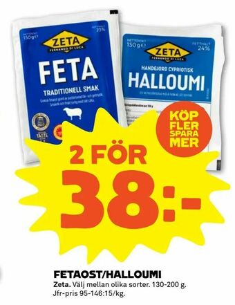 Fetaost/halloumi