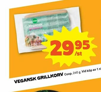 Coop Forum Vegansk grillkorv erbjuda