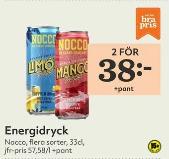 Hemköp Energidryck erbjuda