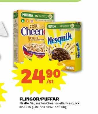 Stora Coop Flingor/puffar erbjuda