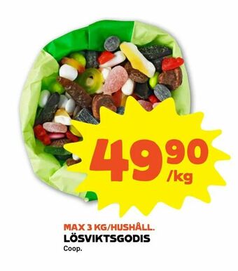 Stora Coop Lösviktsgodis erbjuda