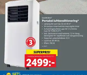 Lidl SILVERCREST Portabel luftkonditionering* erbjuda