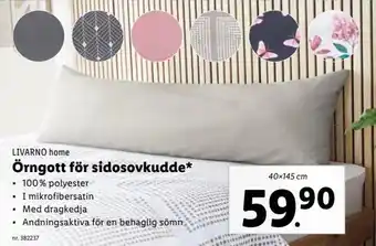 Lidl LIVARNO home Örngott för sidosovkudde* erbjuda