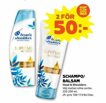 Stora Coop Schampo/ balsam erbjuda