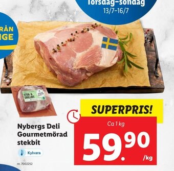 Lidl Nybergs Deli Gourmetmörad stekbit erbjuda