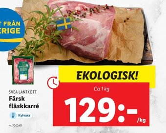 Lidl SVEA LANTKÖTT Färsk fläskkarré erbjuda